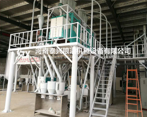 洛陽偃師面粉加工設(shè)備安裝案例